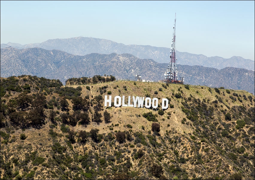 The Hollywood Sign, Carol Highsmith - plakat 50x40 cm