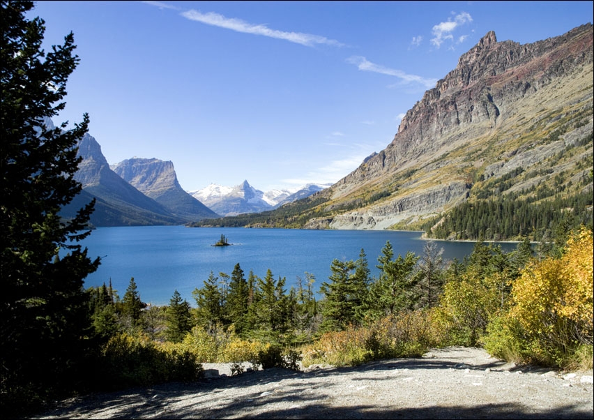 Glacier National Park, Montana., Carol Highsmith - plakat 70x50 cm