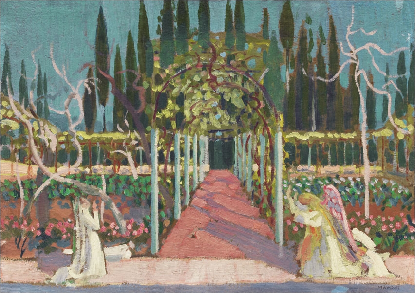 Annunciation, Maurice Denis - plakat 40x30 cm