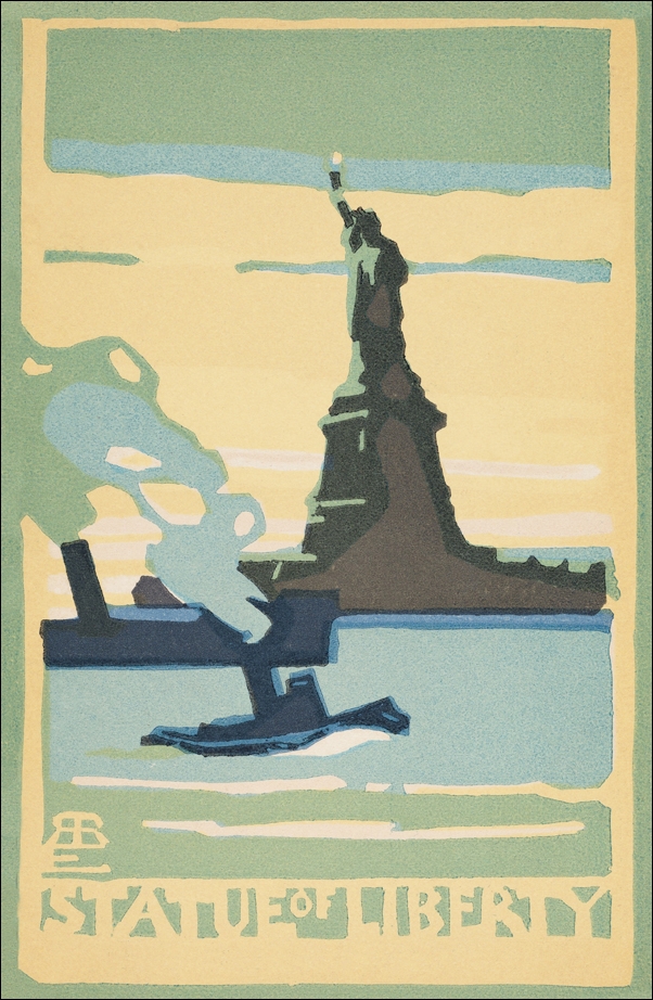 Statue of Liberty, Rachael Robinson Elmer - plakat 40x50 cm