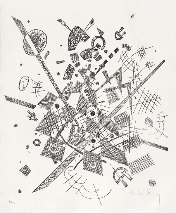 Kleine Welten IX, Wassily Kandinsky - plakat 30x40 cm