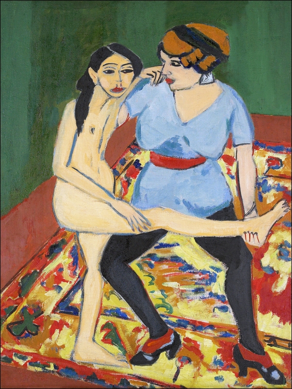 Dance Training, Ernst Ludwig Kirchner - plakat 40x50 cm