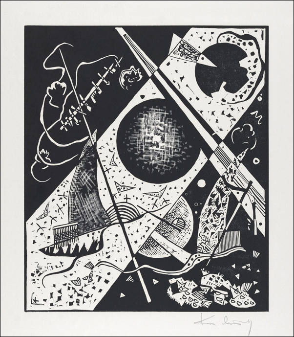 Kleine Welten VI, Wassily Kandinsky - plakat 40x50 cm