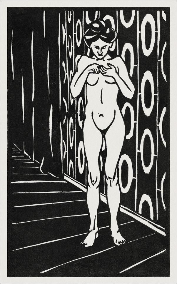 The Finger Game, Ernst Ludwig Kirchner - plakat 60x80 cm