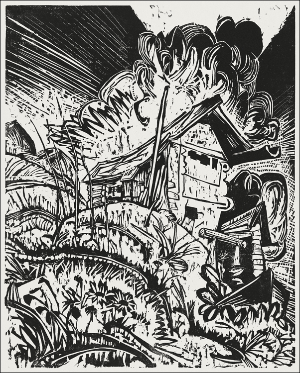 Mountain House, Ernst Ludwig Kirchner - plakat 50x70 cm
