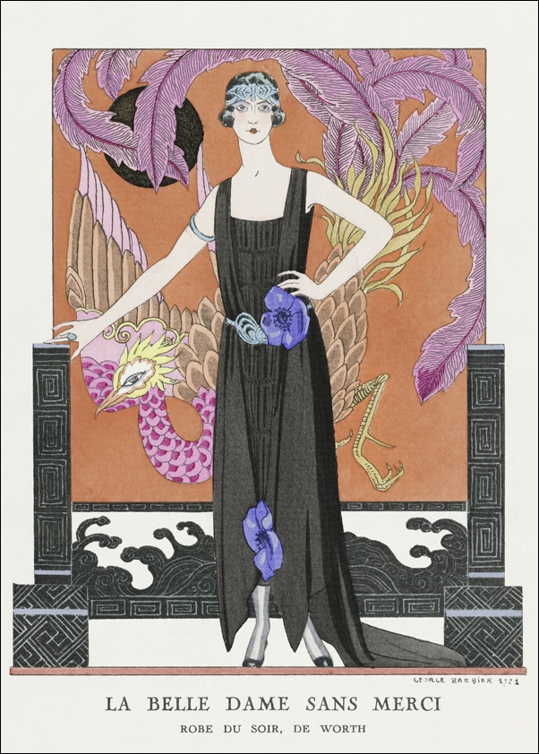 N’ayez pas peur, petite!, George Barbier - plakat 29,7x42 cm