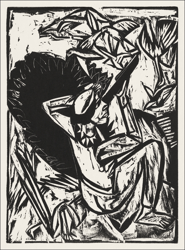 The Gull Hunter, Ernst Ludwig Kirchner - plakat 50x70 cm