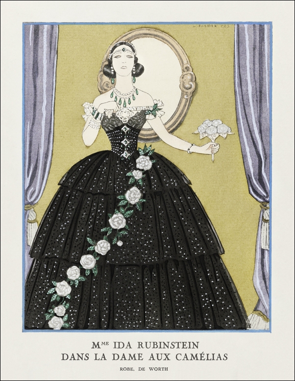 Les Liaisons Dangereuses, George Barbier - plakat 29,7x42 cm