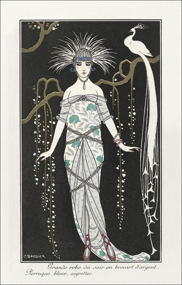 Costumes Parisiens, George Barbier - plakat 30x40 cm