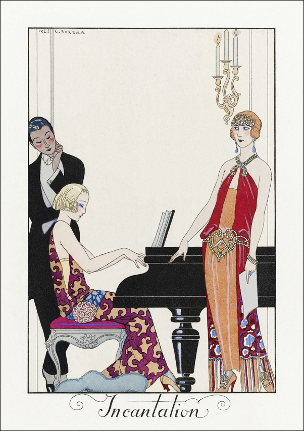 Le Belvédère, George Barbier - plakat 42x59,4 cm
