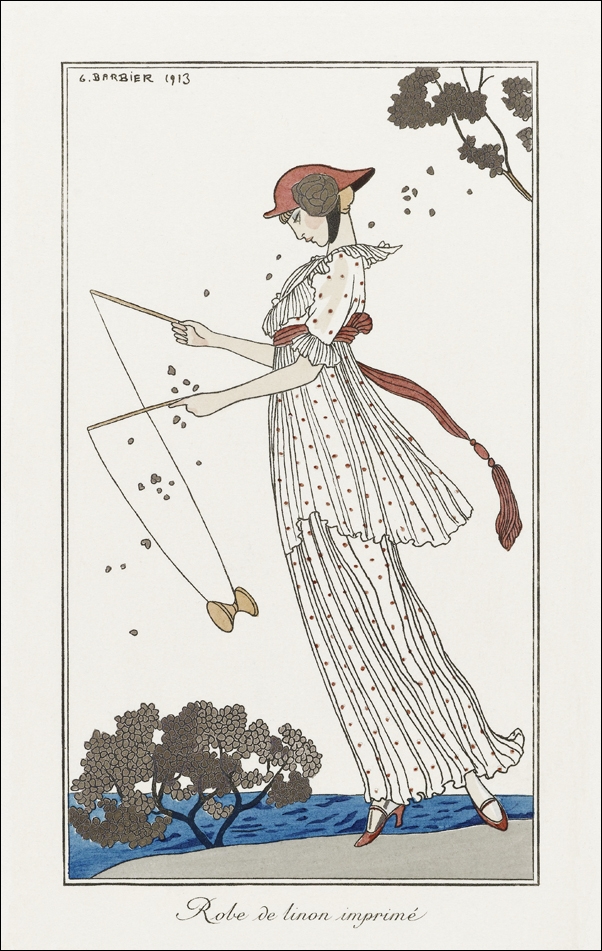 Gazette du Bon Ton, George Barbier - plakat 40x60 cm