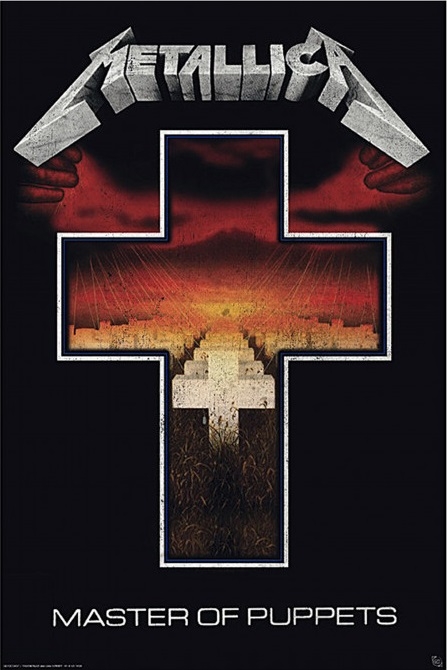 Metallica Master of Puppets Album Cover - plakat