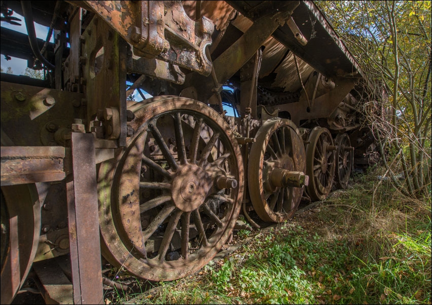 Lokomotywa 2 - plakat Wymiar do wyboru: 40x30 cm