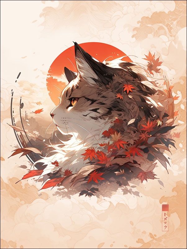 cat - plakat Wymiar do wyboru: 60x80 cm