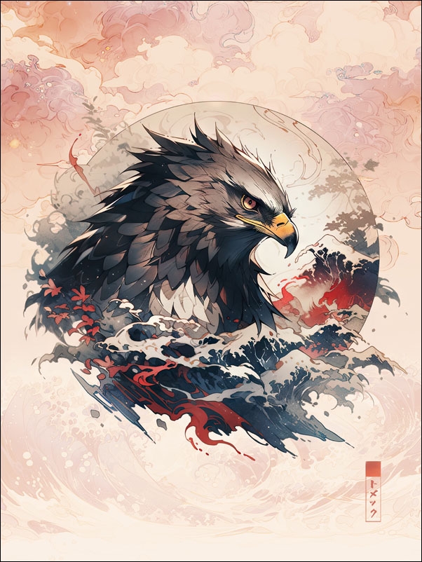 eagle - plakat Wymiar do wyboru: 40x50 cm