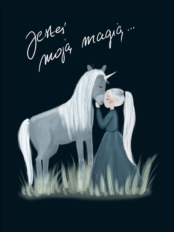 magia - plakat Wymiar do wyboru: 70x100 cm