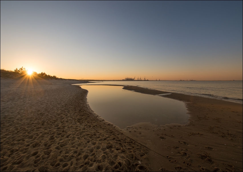 Plaż w Gdańsku - plakat Wymiar do wyboru: 80x60 cm
