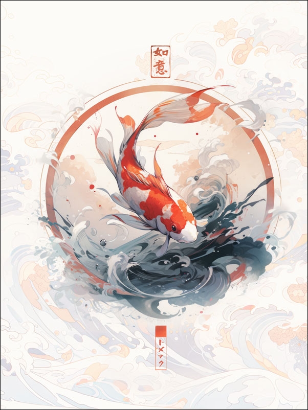 koifish2 - plakat Wymiar do wyboru: 50x70 cm