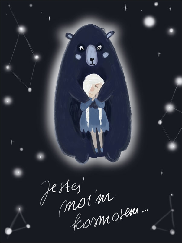 kosmos - plakat Wymiar do wyboru: 30x40 cm