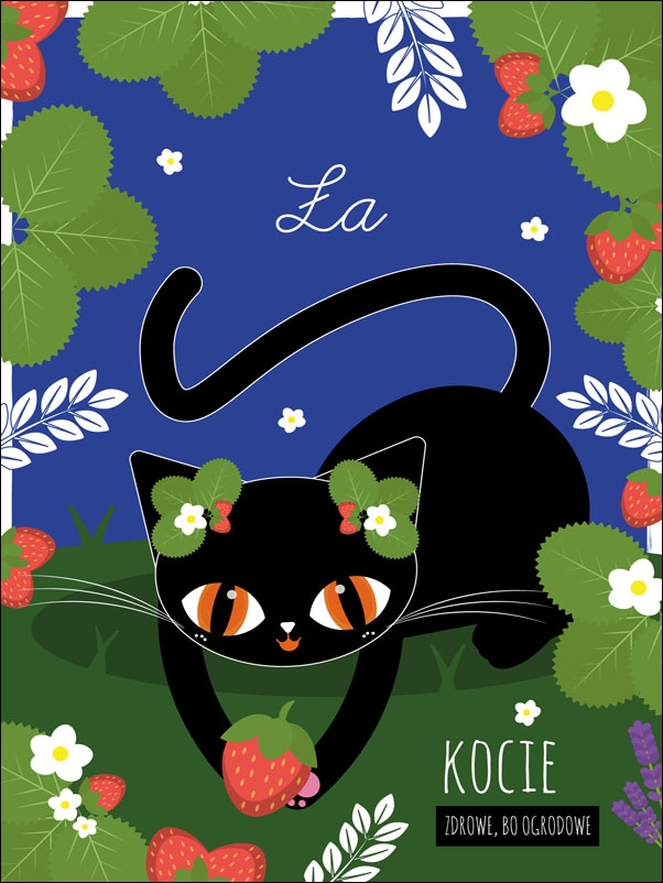 LaKOCIE niebieskie - plakat Wymiar do wyboru: 50x70 cm