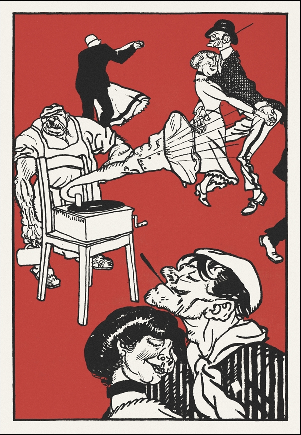 Viennese Café: On the Terrace, Moriz Jung - plakat 70x100 cm