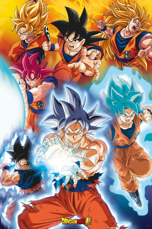 Dragon Ball Super Gokus Transformations - plakat
