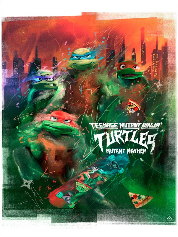 Wojownicze Żółwie Ninja - plakat premium Wymiar do wyboru: 70x100 cm