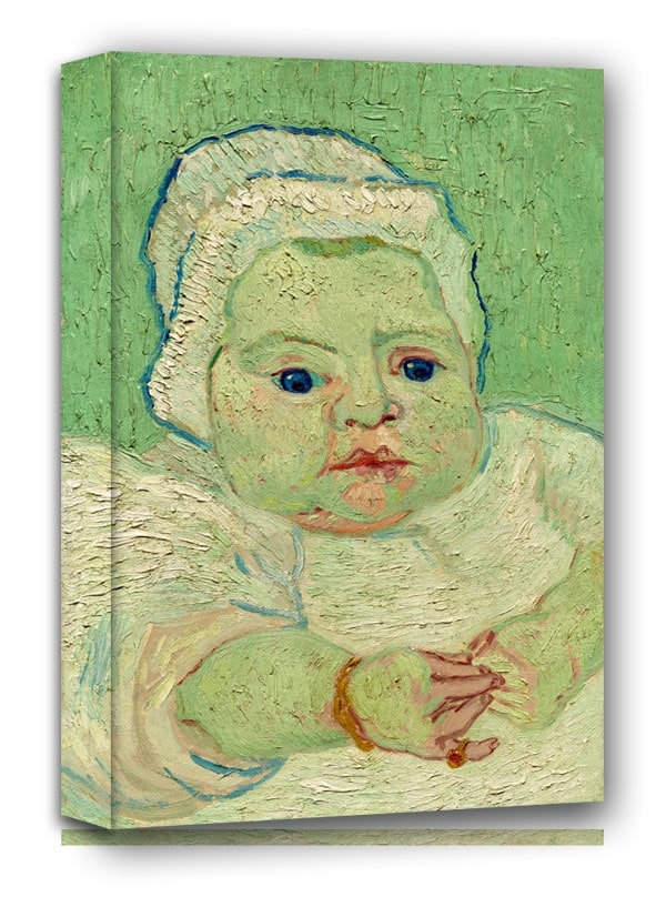 Фото - Картина Vincent Roulin's Baby,  van Gogh - obraz na płótnie Wymiar do wyboru: 20x30 