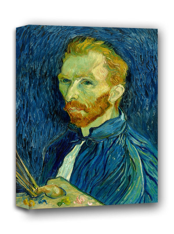 Autoportret 1889, Vincent van Gogh - obraz na płótnie Wymiar do wyboru: 30x40 cm