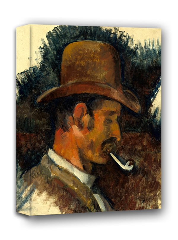 Zdjęcia - Obraz MAN with Pipe, Paul Cézanne -  na płótnie Wymiar do wyboru: 70x100 cm 