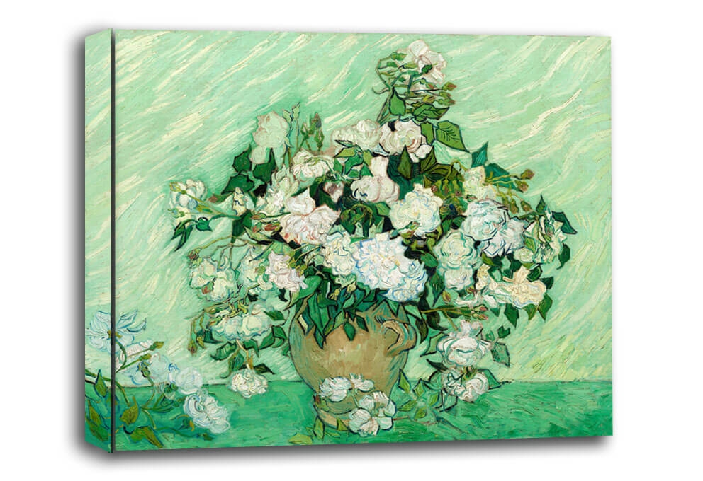 Roses 1890, Vincent van Gogh - obraz na płótnie Wymiar do wyboru: 80x60 cm