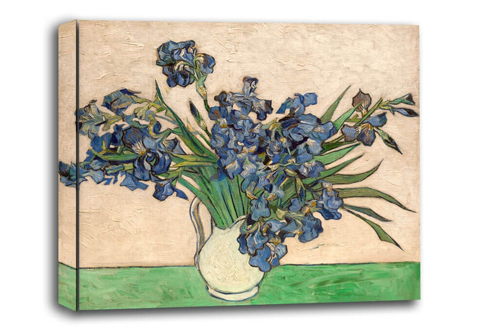 Irysy, Vincent van Gogh - obraz na płótnie Wymiar do wyboru: 80x60 cm
