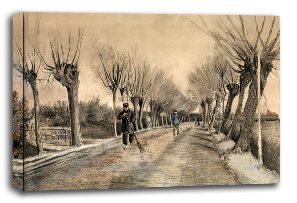 Road in Etten, Vincent van Gogh - obraz na płótnie Wymiar do wyboru: 30x20 cm
