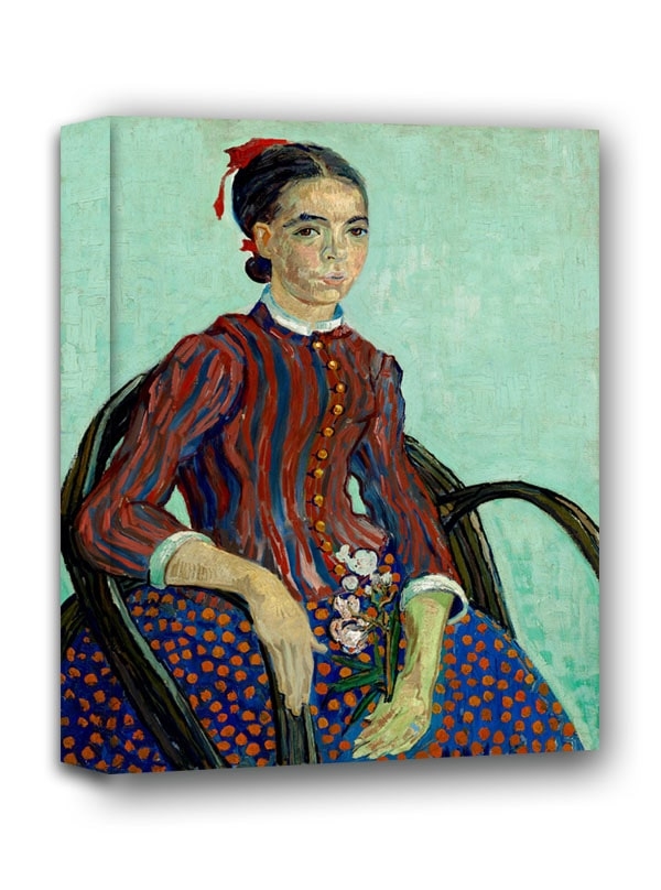 La Mousmé, Vincent van Gogh - obraz na płótnie Wymiar do wyboru: 20x30 cm