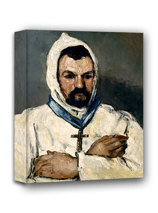 Фото - Картина Antoine Dominique Sauveur Aubert as Monk, Paul Cézanne - obraz na płótnie