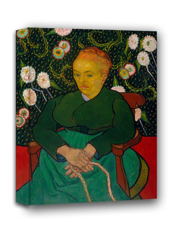 La Berceuse Woman Rocking a Cradle, Vincent van Gogh - obraz na płótnie Wymiar do wyboru: 40x50 cm