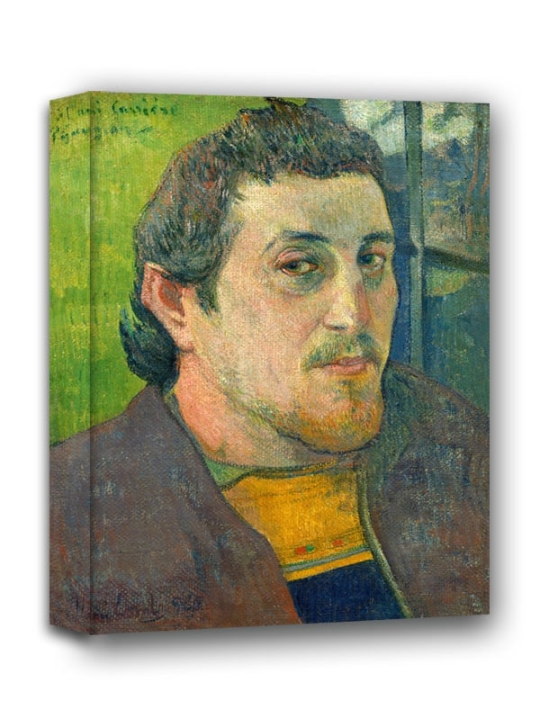 Self-Portrait Dedicated to Carrière, Paul Gauguin - obraz na płótnie Wymiar do wyboru: 20x30 cm