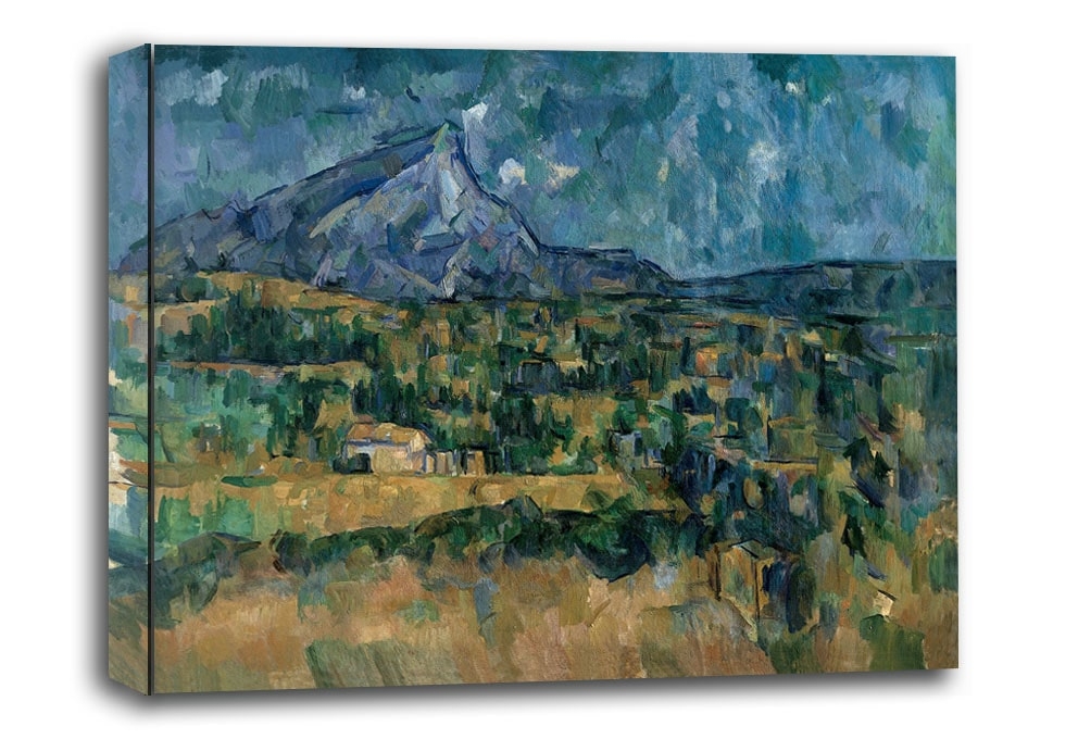 Фото - Картина Mont Sainte-Victoire, Paul Cézanne - obraz na płótnie Wymiar do wyboru: 50