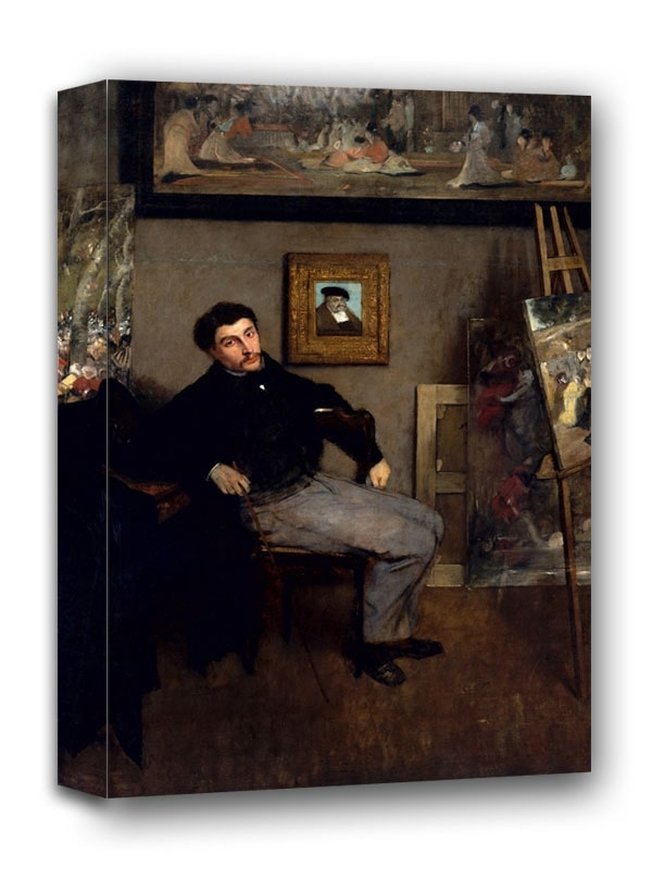 James Jacques Joseph Tissot, Edgar Degas - obraz na płótnie Wymiar do wyboru: 40x50 cm