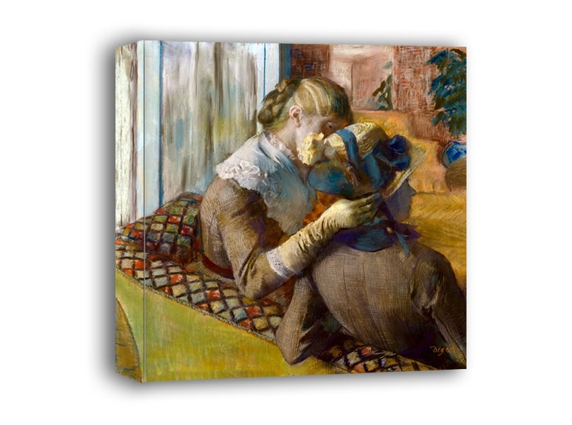 At the Milliners,1881, Edgar Degas - obraz na płótnie Wymiar do wyboru: 40x40 cm