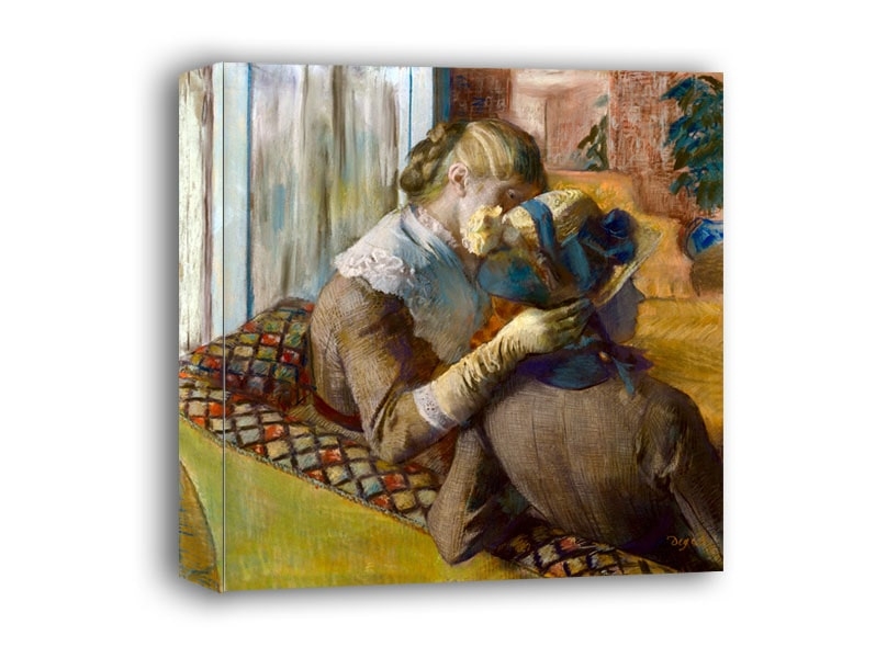 At the Milliners,1881, Edgar Degas - obraz na płótnie Wymiar do wyboru: 50x50 cm