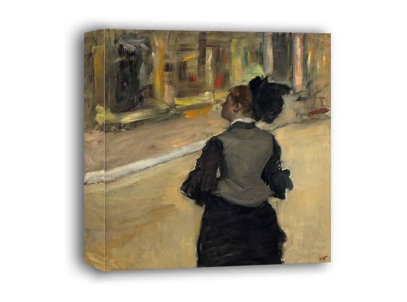 Woman Viewed from Behind, Edgar Degas - obraz na płótnie Wymiar do wyboru: 60x60 cm