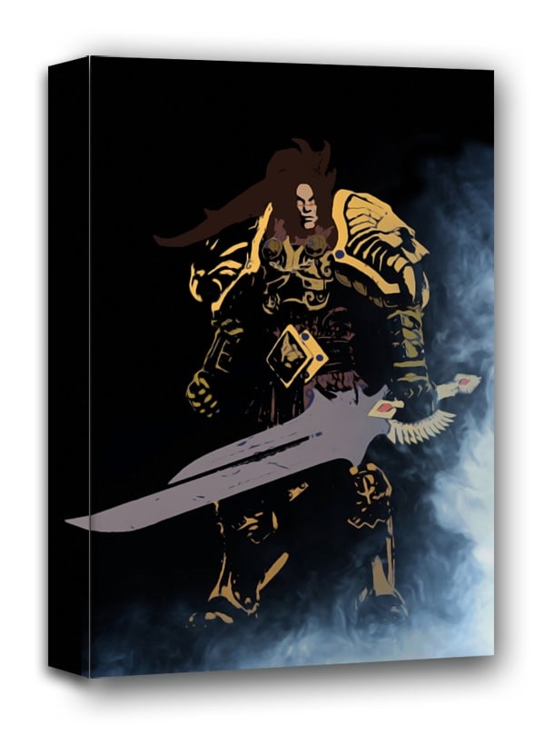 Zdjęcia - Obraz Flama BlizzardVerse Stencils, Varian, the King of Alliance, Warcraft -  na 