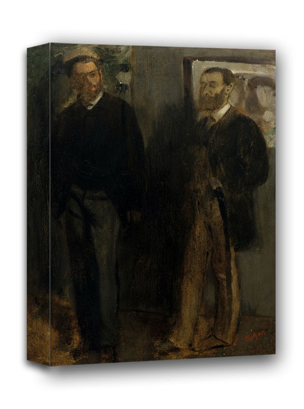 Two Men, Edgar Degas - obraz na płótnie Wymiar do wyboru: 30x40 cm