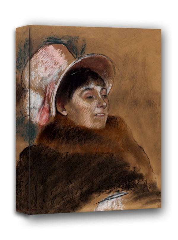 Madame Dietz Monnin, Edgar Degas - obraz na płótnie Wymiar do wyboru: 50x70 cm
