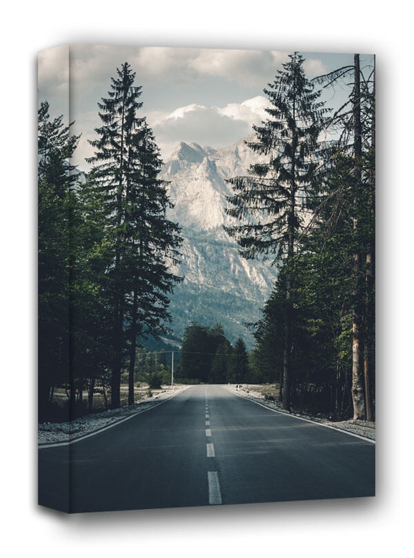 Zdjęcia - Obraz Droga w góry -  na płótnie Wymiar do wyboru: 60x80 cm