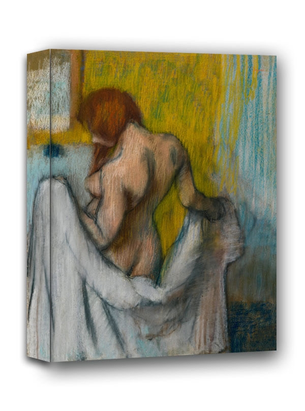 Zdjęcia - Obraz Woman with a Towel, Edgar Degas -  na płótnie Wymiar do wyboru: 60x80