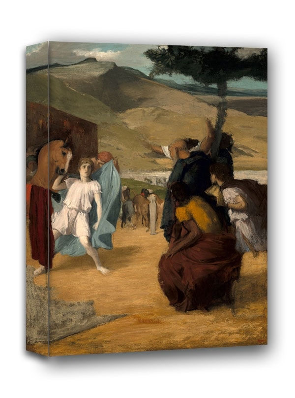 Alexander and Bucephalus, Edgar Degas - obraz na płótnie Wymiar do wyboru: 70x100 cm