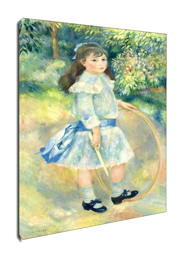 Girl with a Hoop, Auguste Renoir - obraz na płótnie Wymiar do wyboru: 40x60 cm