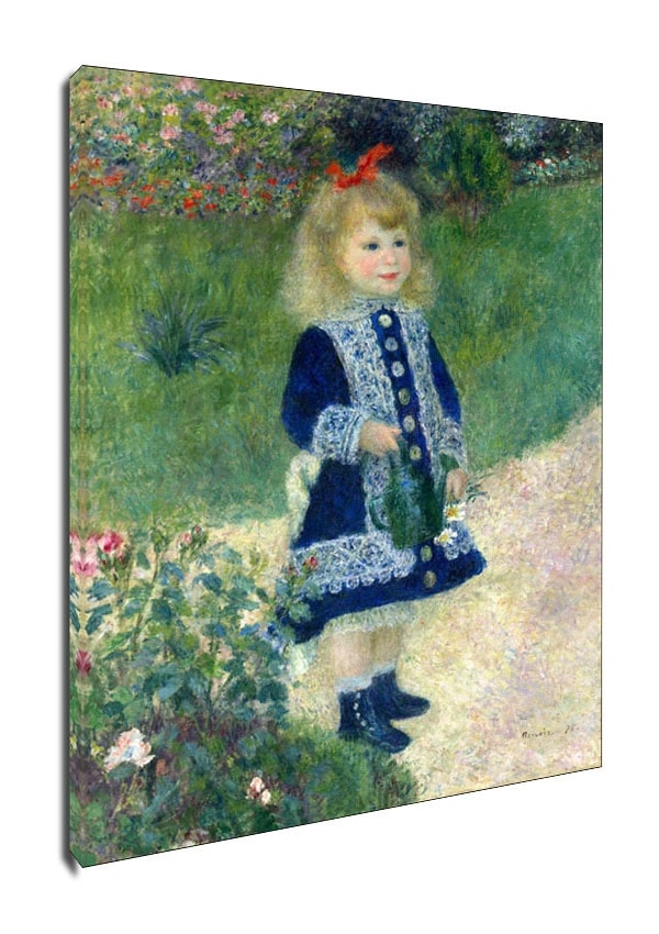 A Girl with a Watering Can, Auguste Renoir - obraz na płótnie Wymiar do wyboru: 60x80 cm